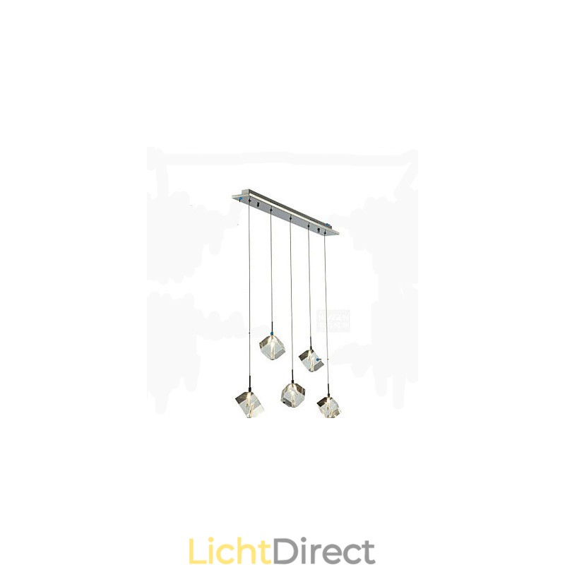 Mode Kristallen Lamp Vijf Hoofd Kristallen Hanglamp