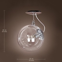 Moderne, eigentijdse Globe Mini-stijl geanodiseerde hanglamp