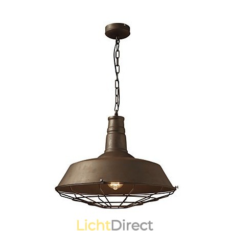 Retro Hanglamp 1 Licht Oude Metalen Materila Kap Winkel Retro Hanglamp 1 Licht Oude Metalen Materila Kap Winkel