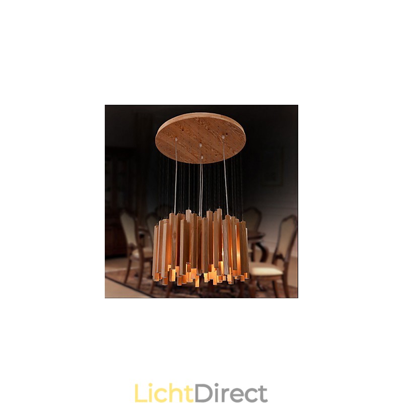 Hotel Engineering Wood Art Line kroonluchter