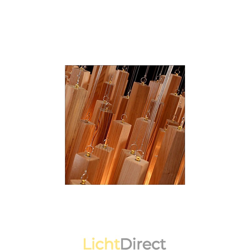 Hotel Engineering Wood Art Line kroonluchter