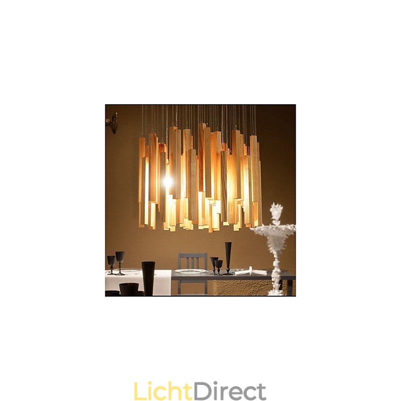 Hotel Engineering Wood Art Line kroonluchter