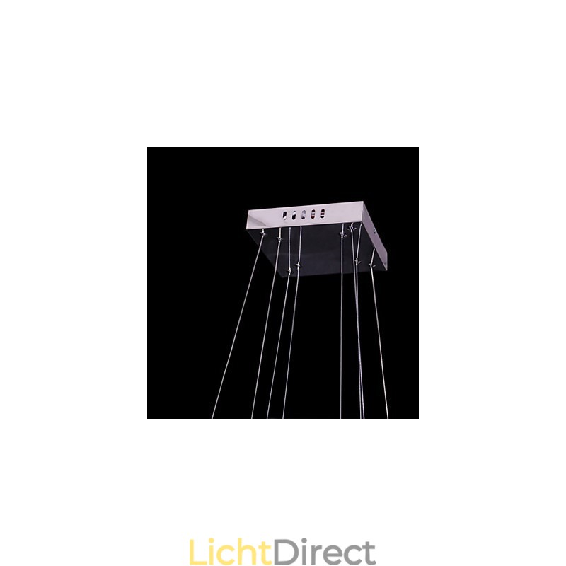 Moderne, eigentijdse kristallen metalen hanglamp