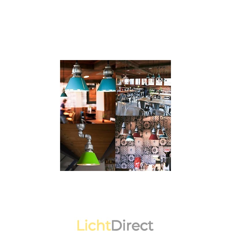 Vintage landelijke metalen hanglamp