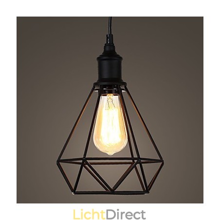 Amerikaanse kleine stalen vogelkooi hanglamp vintage retro doe-het-zelf hanglamp industriële verlichtingsarmatuur voor woningdecoratie Amerikaanse kleine stalen vogelkooi hanglamp vintage retro doe-het-zelf hanglamp industriële verlichtingsarmatuur voor woningdecoratie