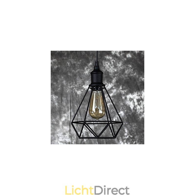 Amerikaanse kleine stalen vogelkooi hanglamp vintage retro doe-het-zelf hanglamp industriële verlichtingsarmatuur voor woningdecoratie