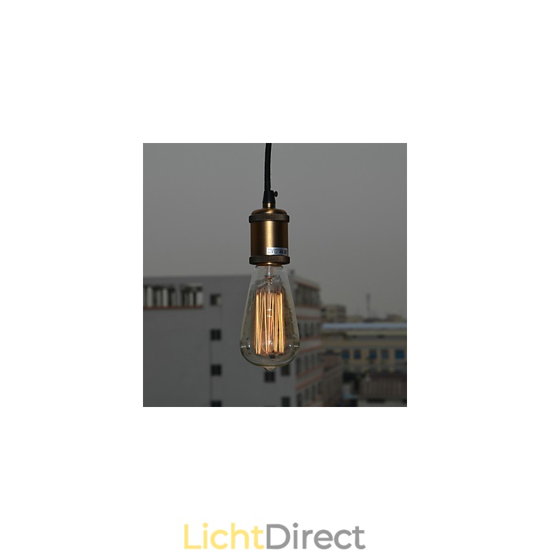 Traditionele klassieke vintage mini-stijl gegalvaniseerde hanglamp