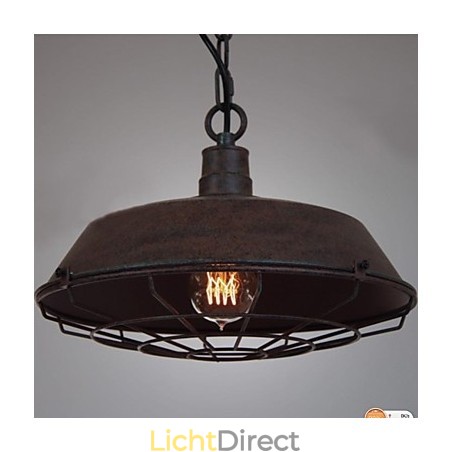 1-lichts vintage metalen hanglamp 1-lichts vintage metalen hanglamp