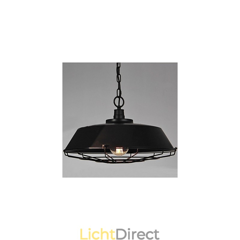 1-lichts vintage metalen hanglamp