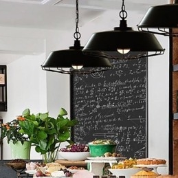 1-lichts vintage metalen hanglamp