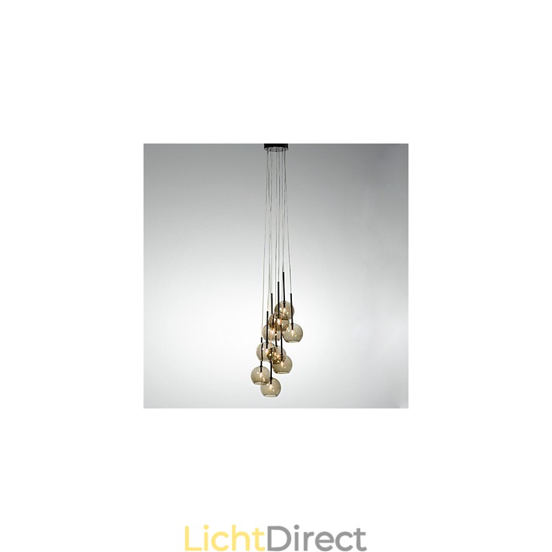 Hanglamp van metaal in landelijke mini-stijl
