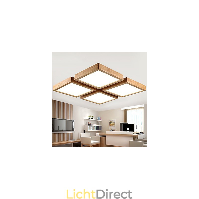 Moderne eigentijdse landelijke mini-stijl andere houten bamboe hanglamp
