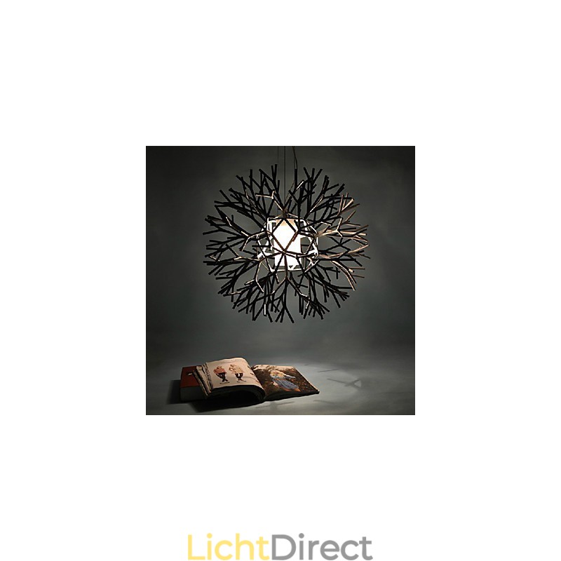 Moderne, eigentijdse metalen hanglamp