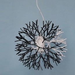 Moderne, eigentijdse metalen hanglamp