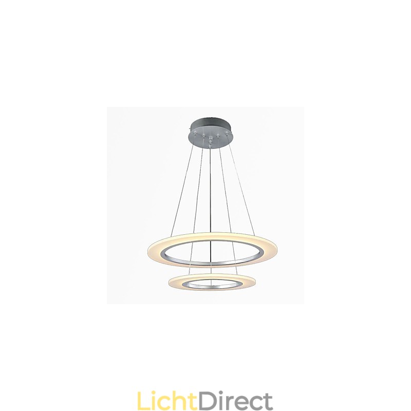 Moderne hanglamp plafond hangende kroonluchter lamp armaturen met 2 ringen