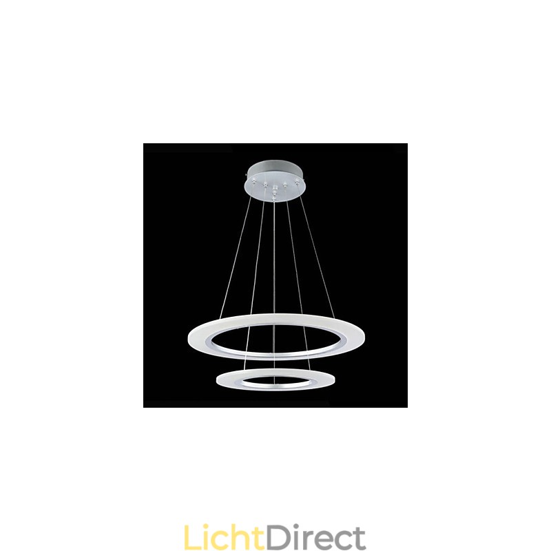 Moderne hanglamp plafond hangende kroonluchter lamp armaturen met 2 ringen