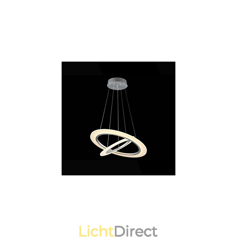 Moderne hanglamp plafond hangende kroonluchter lamp armaturen met 2 ringen