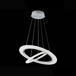 Moderne hanglamp plafond hangende kroonluchter lamp armaturen met 2 ringen
