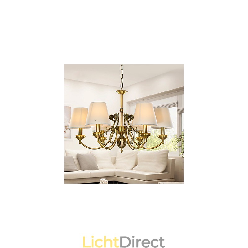 Puur witte moderne, eigentijdse decoratieve design hanglampfamilie