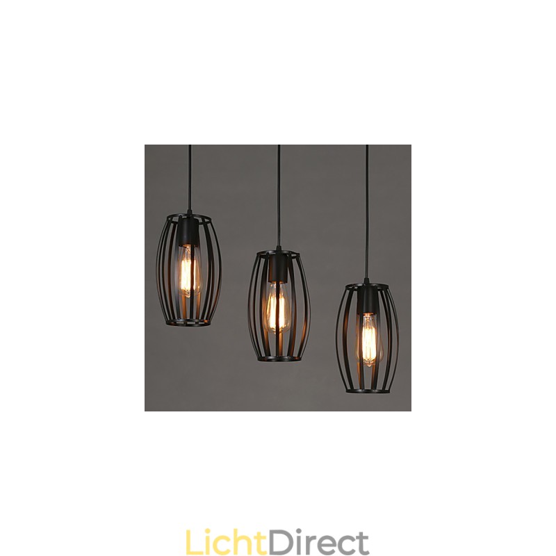Creatieve Loft Herstelt Oude Manieren Enkelvoudige Kop Smeedijzeren Kroonluchter Lamp