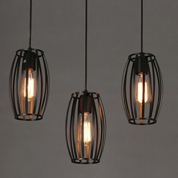 Creatieve Loft Herstelt Oude Manieren Enkelvoudige Kop Smeedijzeren Kroonluchter Lamp