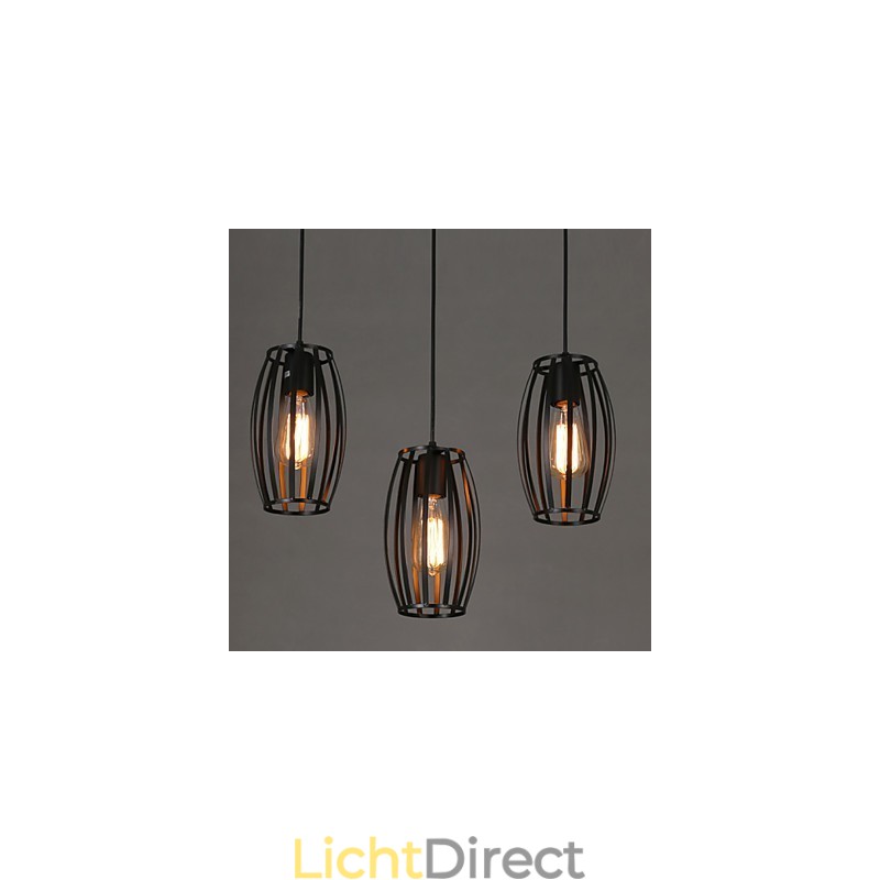 Creatieve Loft Herstelt Oude Manieren Enkelvoudige Kop Smeedijzeren Kroonluchter Lamp
