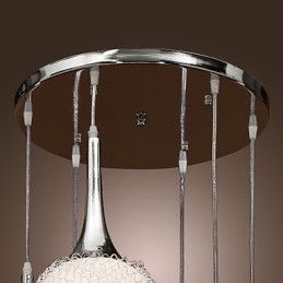 Moderne eigentijdse bolvormige gegalvaniseerde metalen inbouw