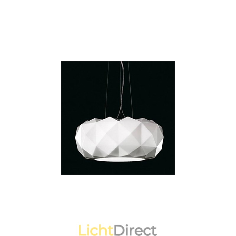 Moderne, eigentijdse, gegalvaniseerde metalen hanglamp