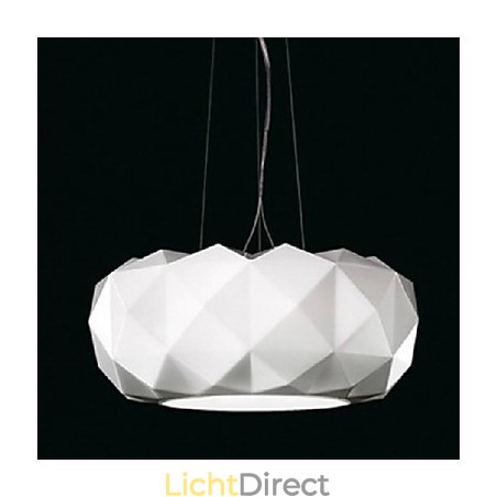 Moderne, eigentijdse, gegalvaniseerde metalen hanglamp Moderne, eigentijdse, gegalvaniseerde metalen hanglamp