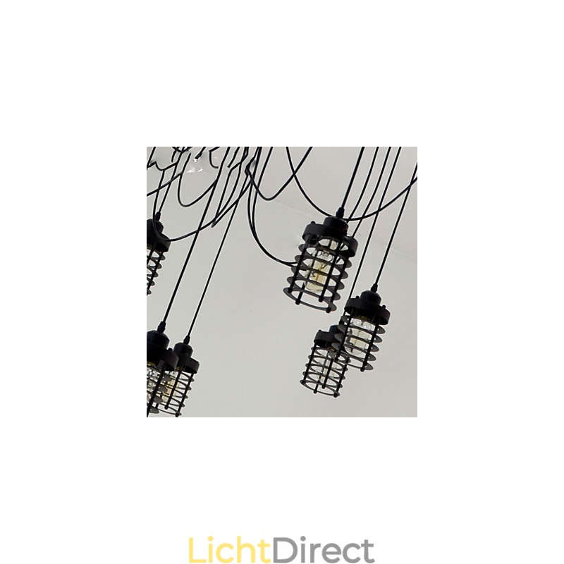 Vintage Edison Multiple Verstelbare DIY Plafondlamp Hanglamp Kroonluchter Moderne Chic Industriële Eetkamer