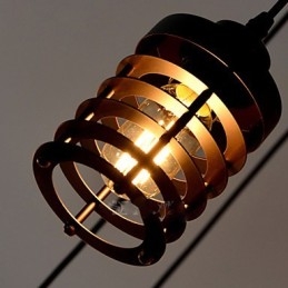 Vintage Edison Multiple Verstelbare DIY Plafondlamp Hanglamp Kroonluchter Moderne Chic Industriële Eetkamer