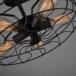Loft Vintage Creatieve Verlichting Lampen Amerikaanse Landelijke Stijl Minimalistisch IJzer Industrieel Ventilator Kroonluchter