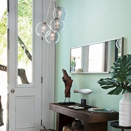 Traditionele klassieke mini-stijl schilderij hanglamp