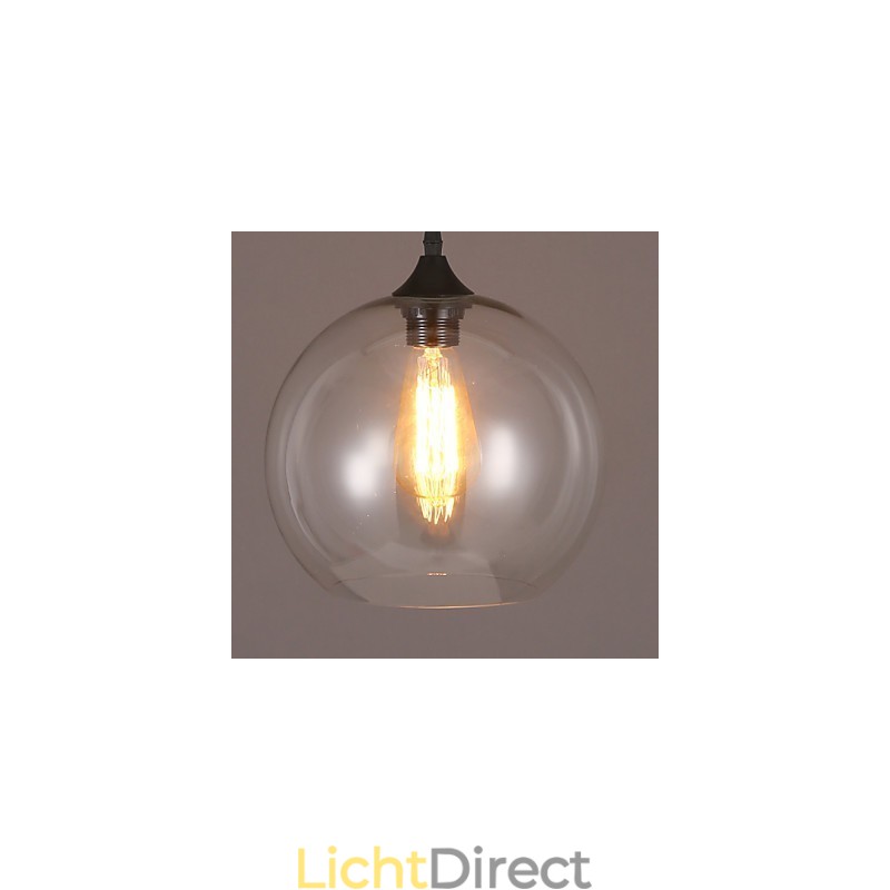 Creatieve Noordse gecontracteerde landelijke glazen bol enkele kop hanglamp