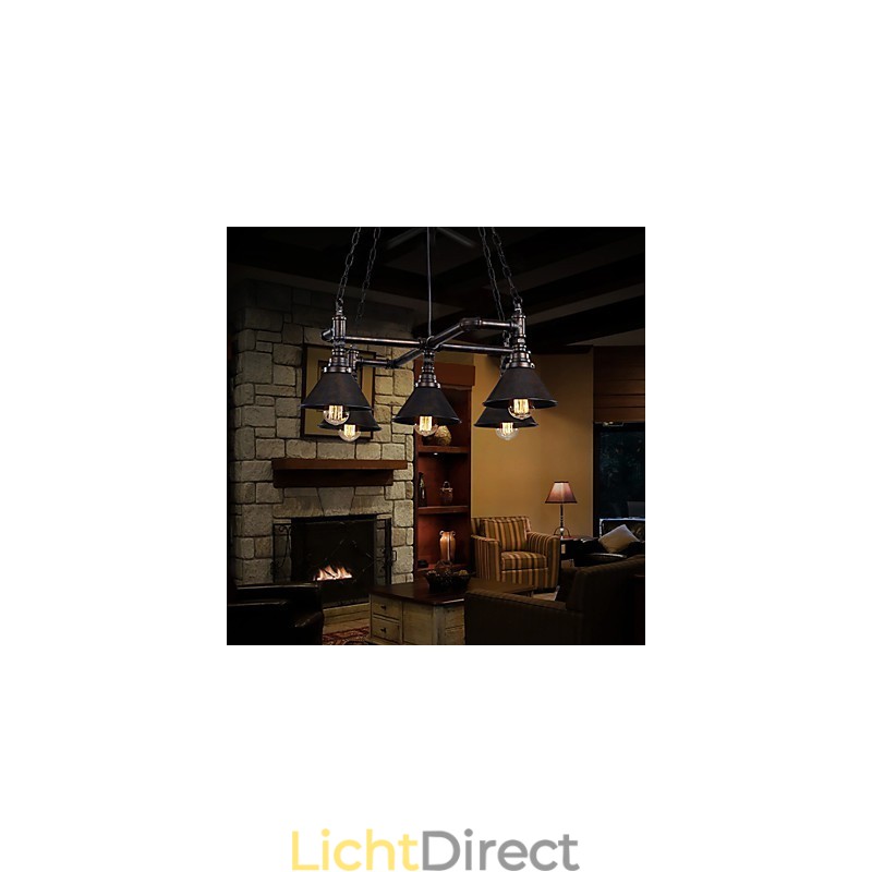 Retro Klassieke Metalen Plafondlampen Eenvoudige Hanglampen Café Hanglamp