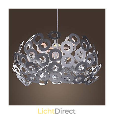 Moderne hanglamp in cirkelvormige lampenkap Moderne hanglamp in cirkelvormige lampenkap