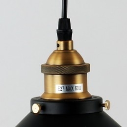 Traditionele klassieke retro kom mini stijl schilderij hanglamp