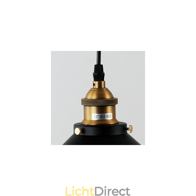 Traditionele klassieke retro kom mini stijl schilderij hanglamp