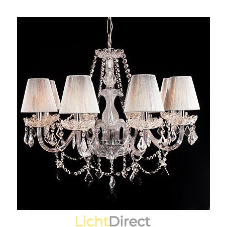 Kroonluchter Kristal Luxe Modern Wonen 8 Lampen Kroonluchter Kristal Luxe Modern Wonen 8 Lampen