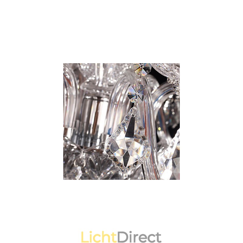 Kroonluchter Kristal Luxe Modern Wonen 8 Lampen