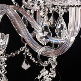 Kroonluchter Kristal Luxe Modern Wonen 8 Lampen