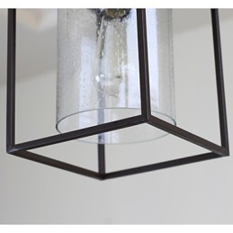 Vierkant frame van het glazen plafond van de Scandinavische landstijl