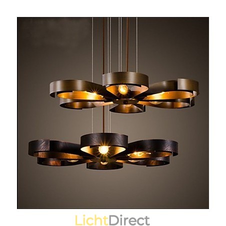 Amerikaanse Landelijke Ijzeren Industriële Windbloem Hanglamp