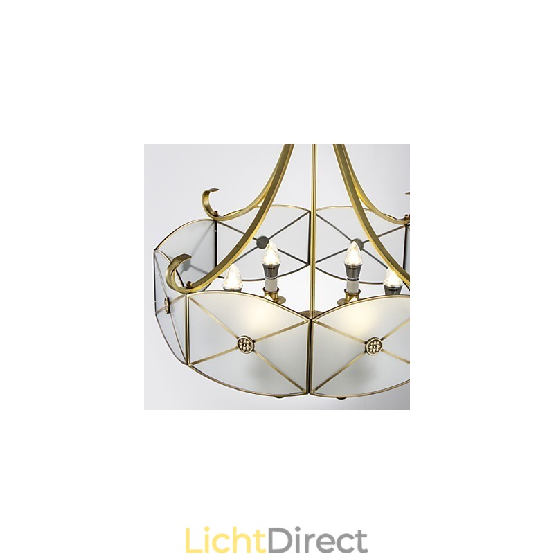 Moderne, eigentijdse decoratieve design koperen plafondlampfamilie