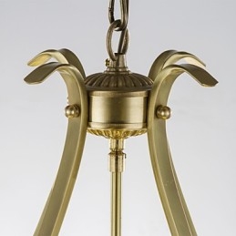 Moderne, eigentijdse decoratieve design koperen plafondlampfamilie