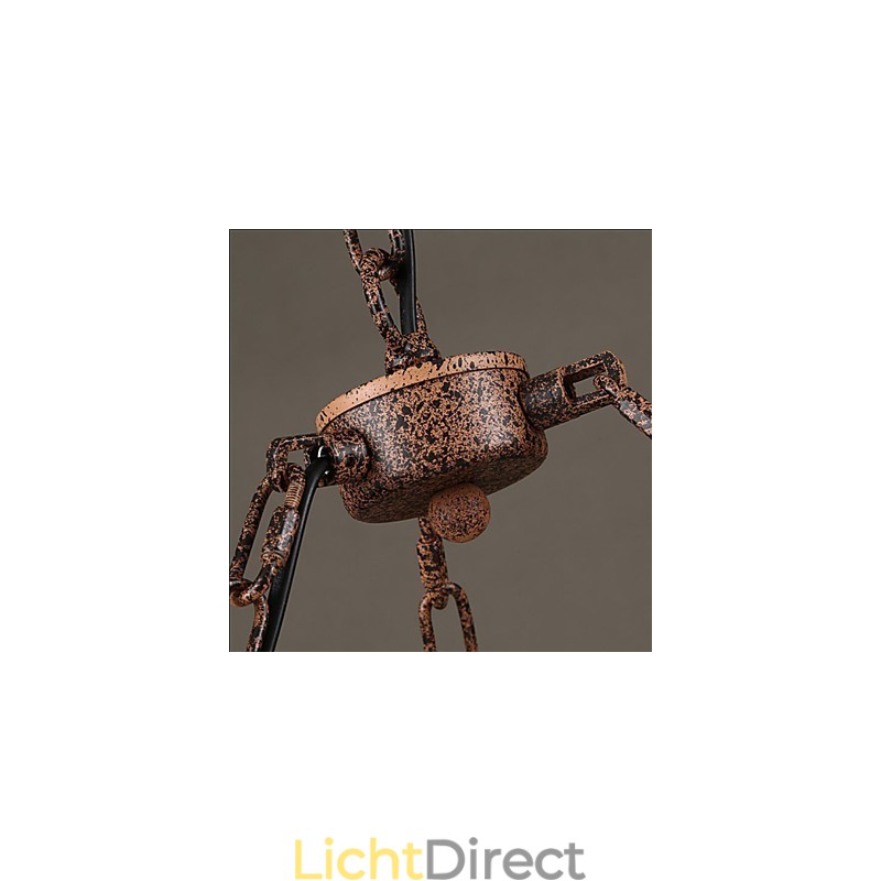 Keramische Industrie Wind Rope Kroonluchter RetroLron Kroonluchter Simple3