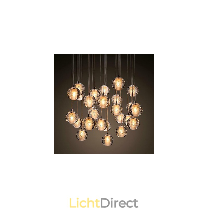 Hanglamp G4 Retroifit 3W Chrome Plating Kristal Moderne Hedendaagse Hanglamp