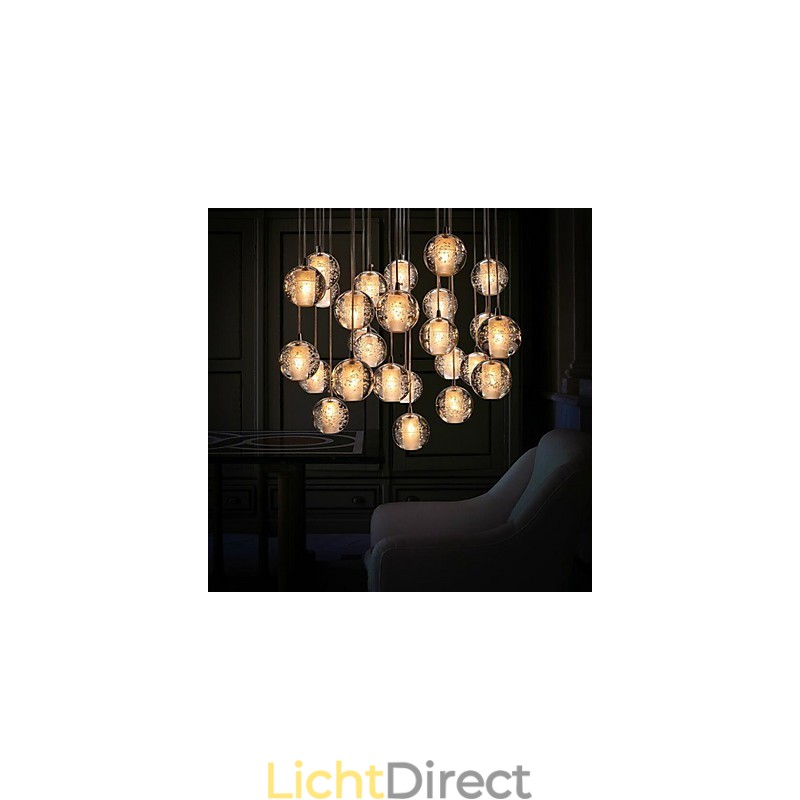 Hanglamp G4 Retroifit 3W Chrome Plating Kristal Moderne Hedendaagse Hanglamp