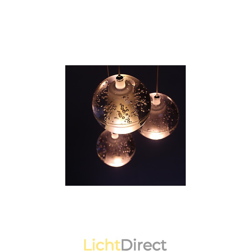 Hanglamp G4 Retroifit 3W Chrome Plating Kristal Moderne Hedendaagse Hanglamp