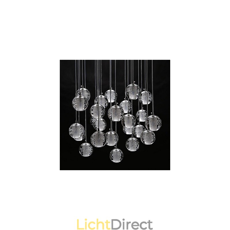 Hanglamp G4 Retroifit 3W Chrome Plating Kristal Moderne Hedendaagse Hanglamp